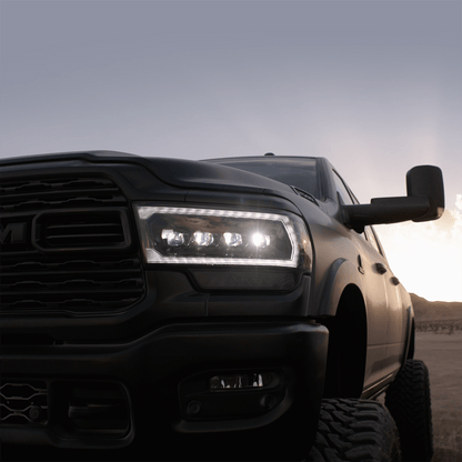 19-24 Ram 2500/3500/4500/5500 NOVA-Series LED Projector Headlights Black - view 3