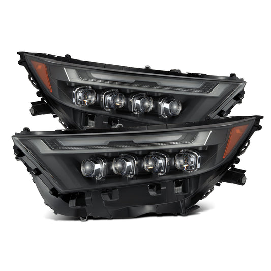 19-25 Toyota RAV4 (Low Trim) NOVA-Series LED Projector Headlights Black - view 1