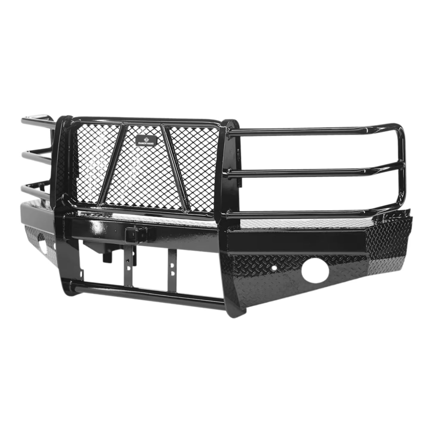 RANCH HAND SPORT WINCH-READY SERIES FRONT BUMPER w/ GRILLE GUARD for 2015-2019 Chevy Silverado 2500 / 3500 w/o camera