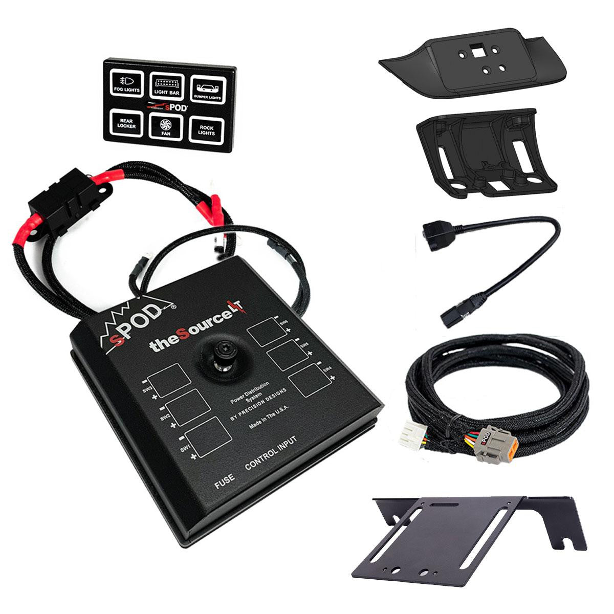 BAJA DESIGNS Mini6 SourceLT Power Management Vehicle Kit - Ford 2023-2026 F-250/350 Super Duty