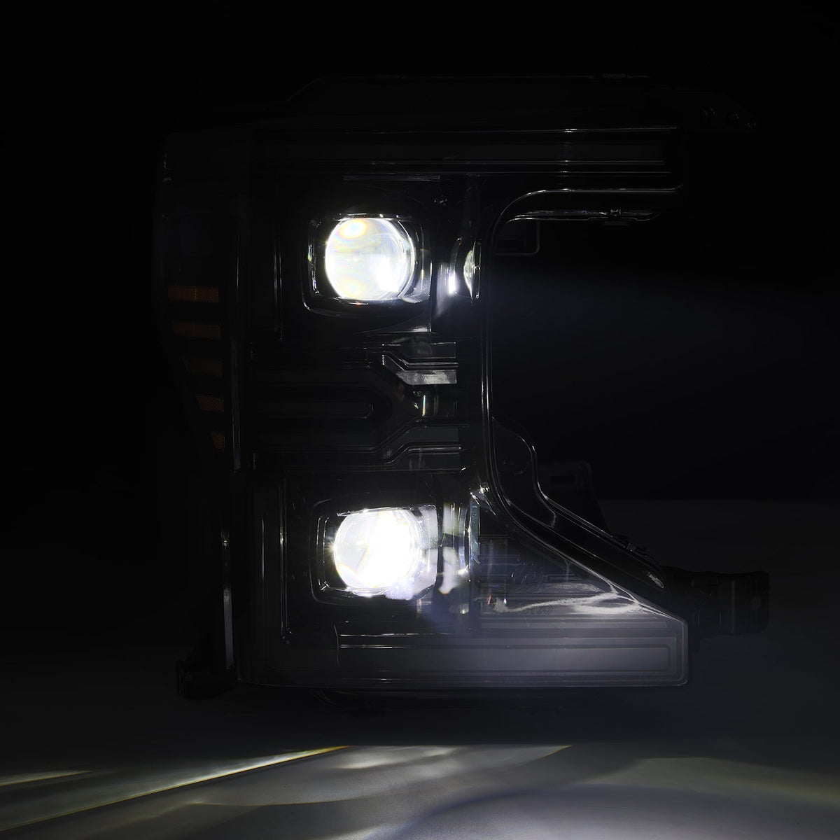 20-22 Ford Super Duty LUXX-Series LED Projector Headlights Alpha-Black - view 13