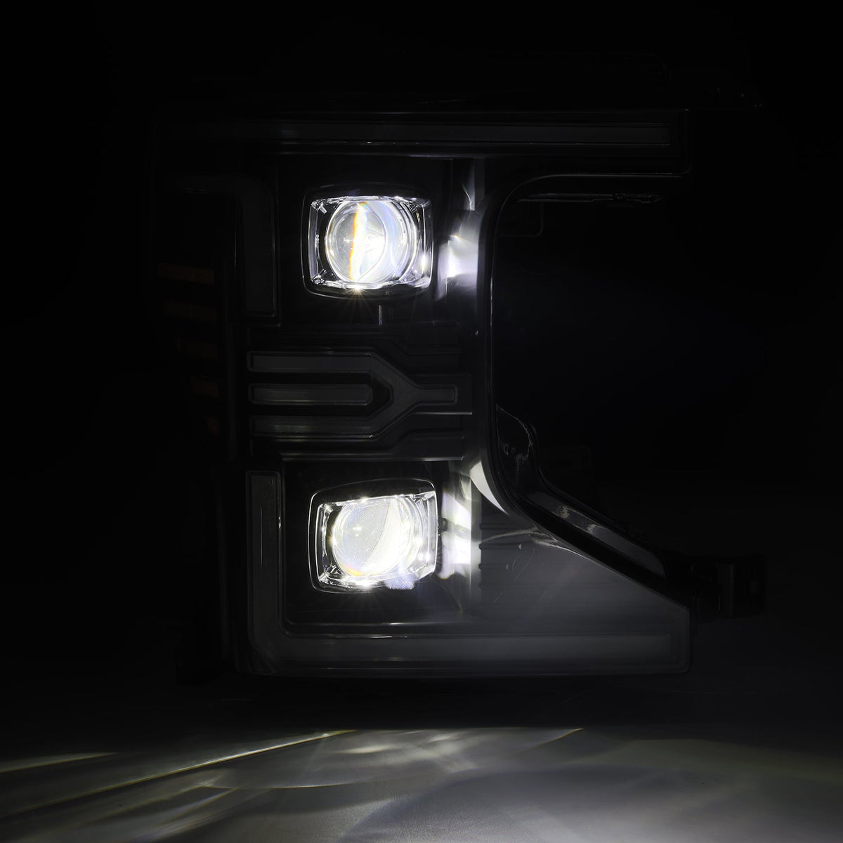 20-22 Ford Super Duty LUXX-Series LED Projector Headlights Black - view 5