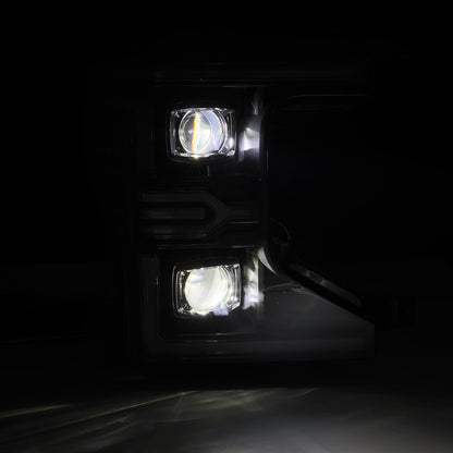 20-22 Ford Super Duty LUXX-Series LED Projector Headlights Black - view 4