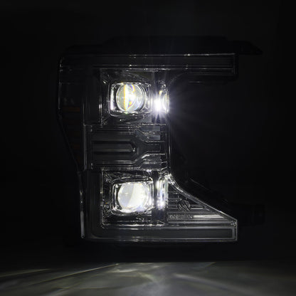 20-22 Ford Super Duty LUXX-Series LED Projector Headlights Chrome - view 4