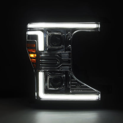 20-22 Ford Super Duty LUXX-Series LED Projector Headlights Chrome - view 2
