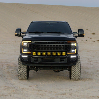 20-22 Ford Super Duty NOVA-Series LED Projector Headlights Alpha-Black - view 2