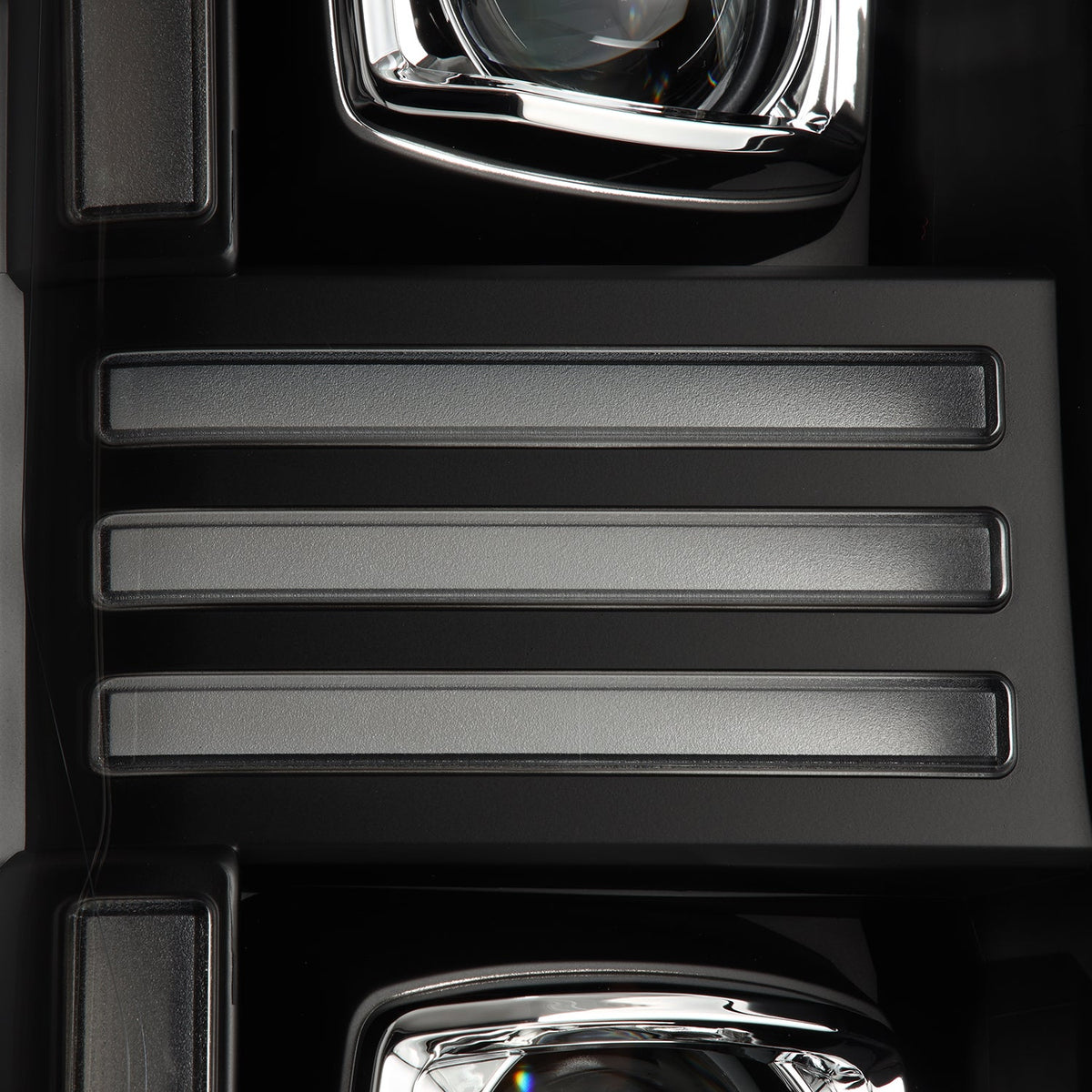 20-22 Ford Super Duty PRO-Series Halogen Projector Headlights Black - view 5