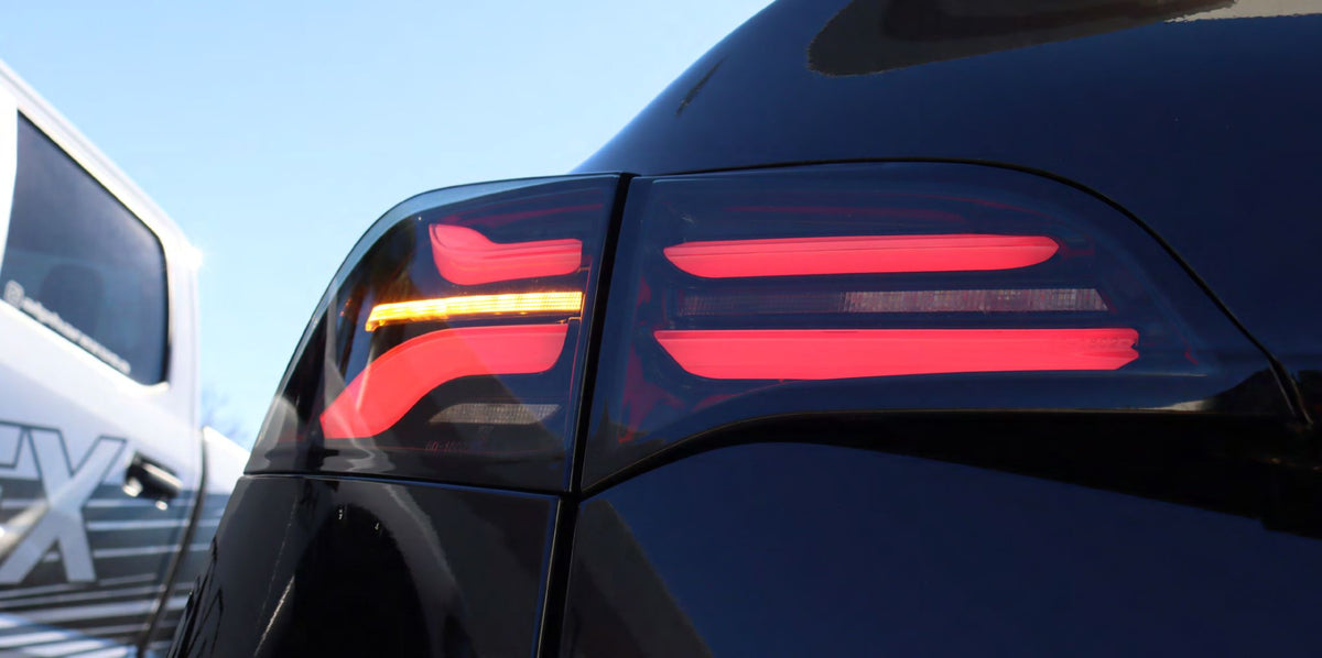 20-24 Tesla Model Y / 22-23 Model 3 (With Stock Amber Turn Signal) PRO-Series LED Tail Lights Jet Black - view 7
