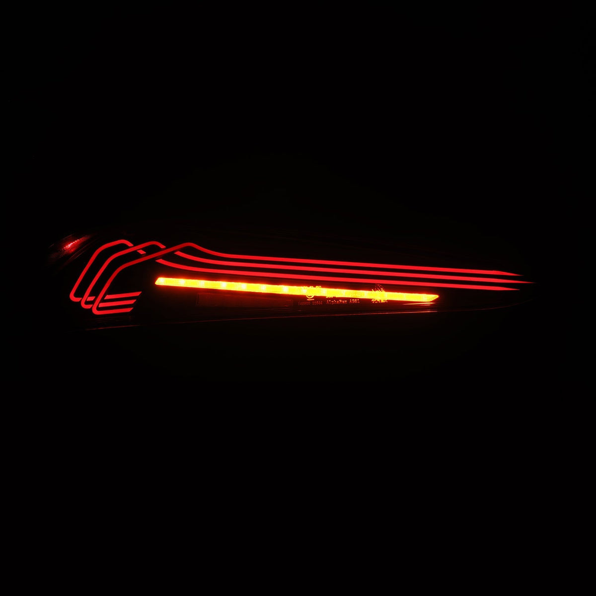 20-26 Toyota Supra CSL Laser Style LUXX-Series LED Tail Lights Black Smoke - view 9