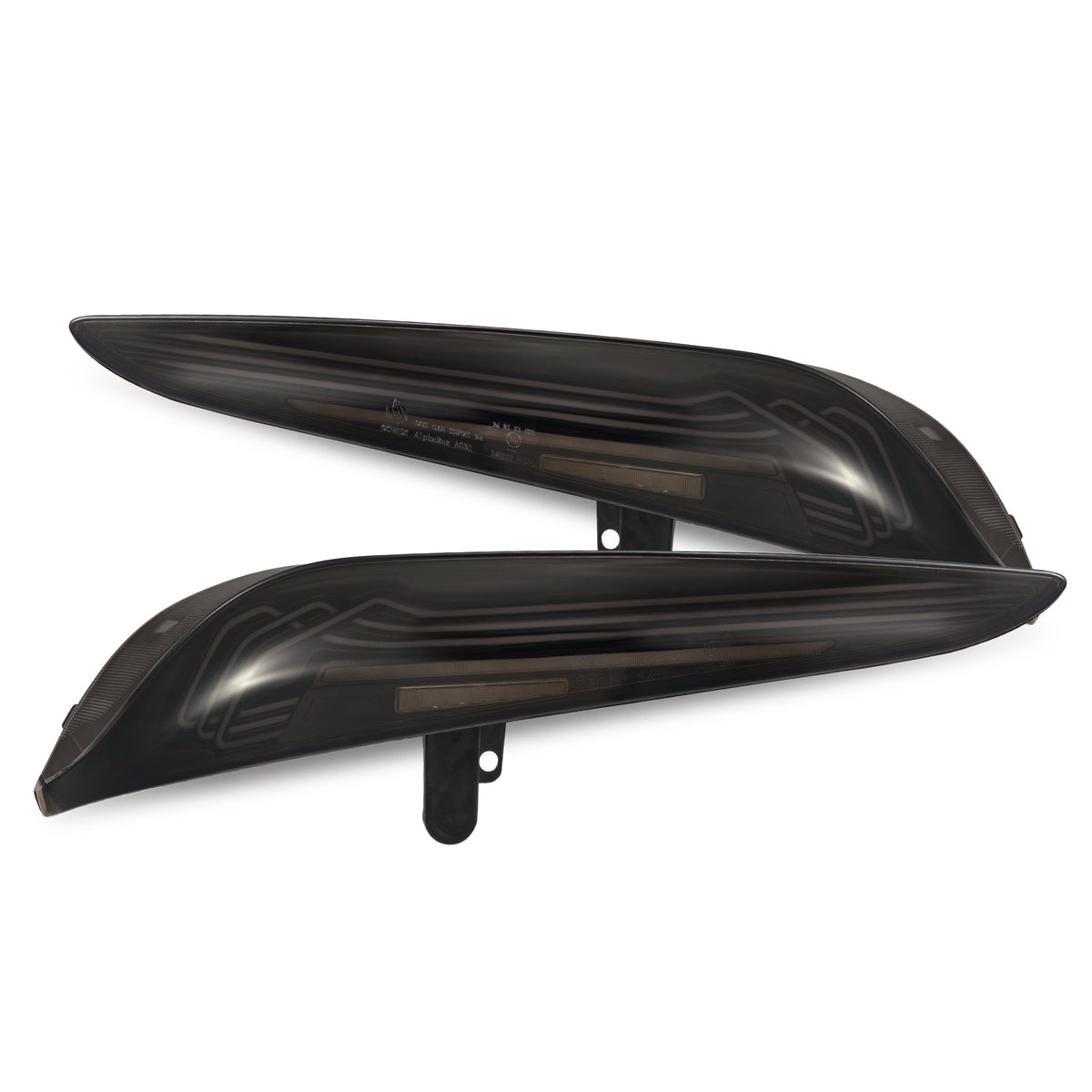 20-26 Toyota Supra CSL Laser Style LUXX-Series LED Tail Lights Black Smoke - view 1