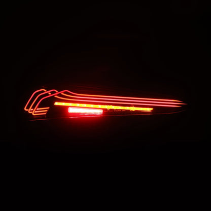 20-26 Toyota Supra CSL Laser Style LUXX-Series LED Tail Lights Black Smoke - view 11
