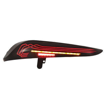 20-26 Toyota Supra CSL Laser Style LUXX-Series LED Tail Lights Black Smoke - view 7
