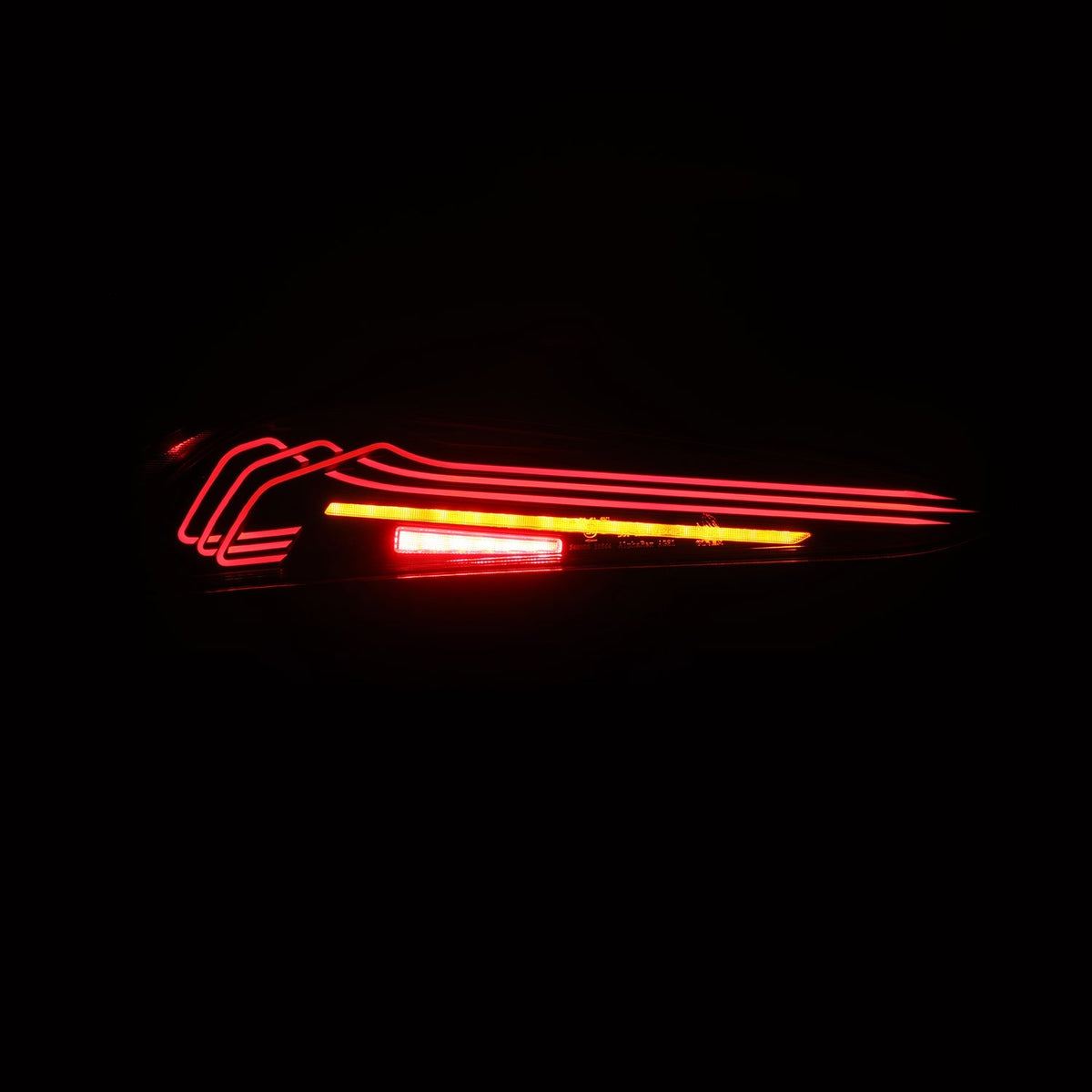 20-26 Toyota Supra CSL Laser Style LUXX-Series LED Tail Lights Vivid Red - view 8