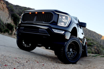 21-23 Ford F150 / 21-23 Ford F150 Raptor LUXX-Series LED Projector Headlights Alpha-Black - view 2