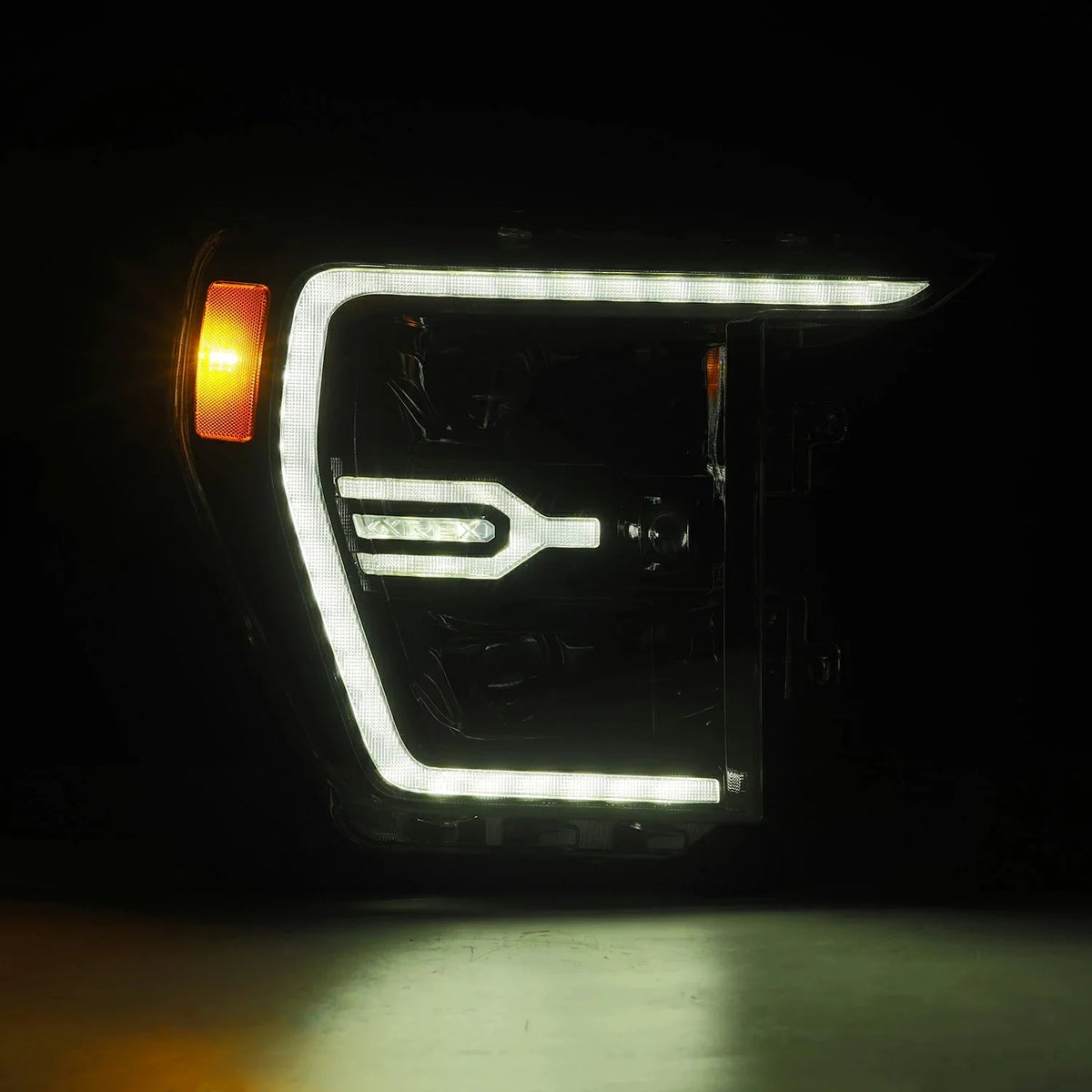 21-23 Ford F150 / 21-23 Ford F150 Raptor LUXX-Series LED Projector Headlights Alpha-Black - view 13