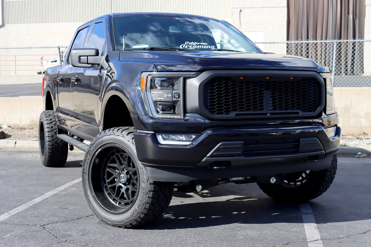 21-23 Ford F150 / 21-23 Ford F150 Raptor LUXX-Series LED Projector Headlights Alpha-Black - view 6