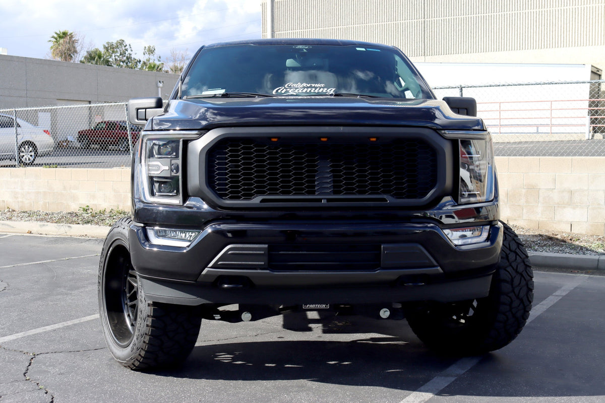 21-23 Ford F150 / 21-23 Ford F150 Raptor LUXX-Series LED Projector Headlights Alpha-Black - view 7