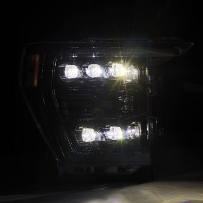 21-23 Ford F150 / 21-23 Ford F150 Raptor NOVA-Series LED Projector Headlights Alpha-Black - view 12
