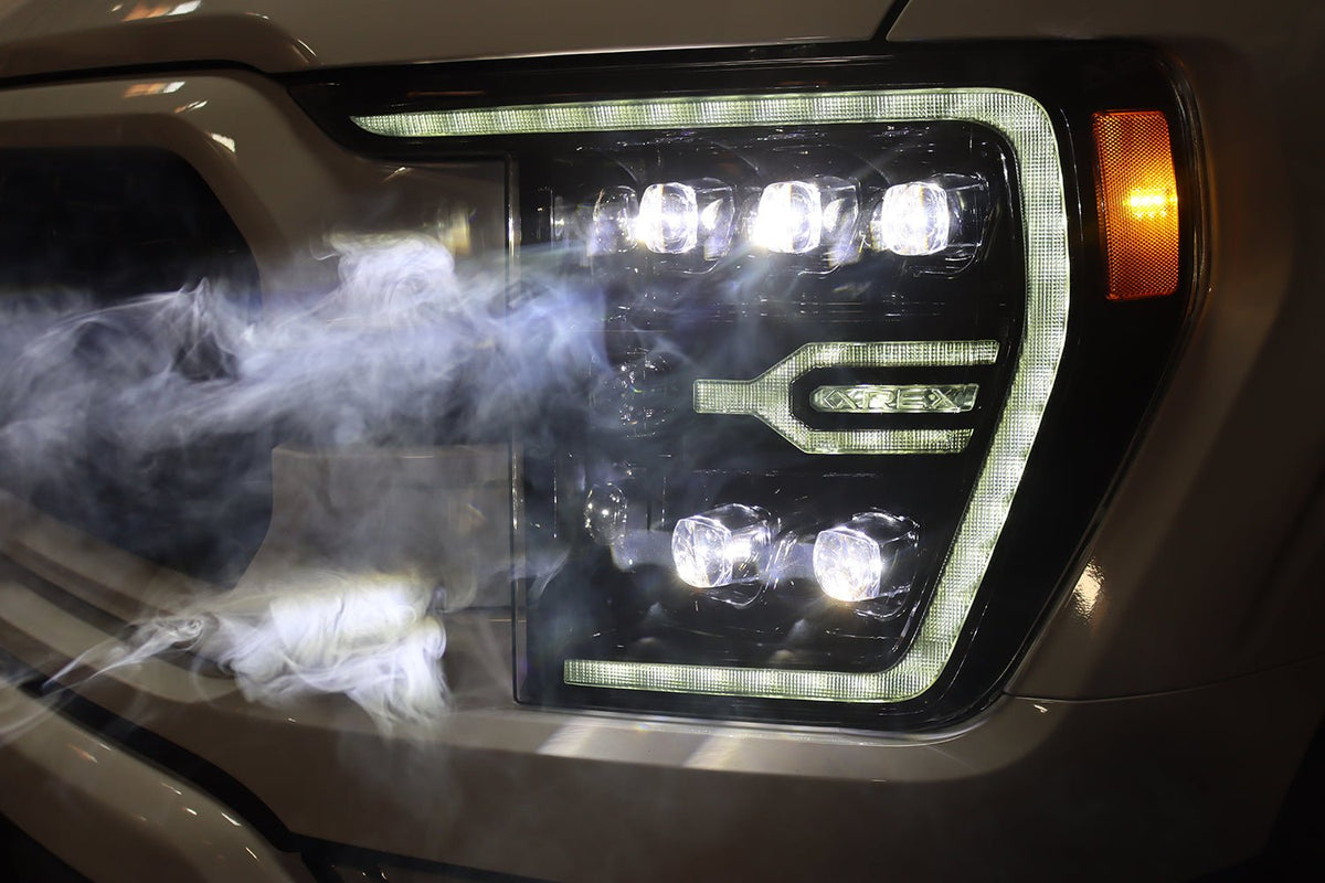 21-23 Ford F150 / 21-23 Ford F150 Raptor NOVA-Series LED Projector Headlights Alpha-Black - view 6