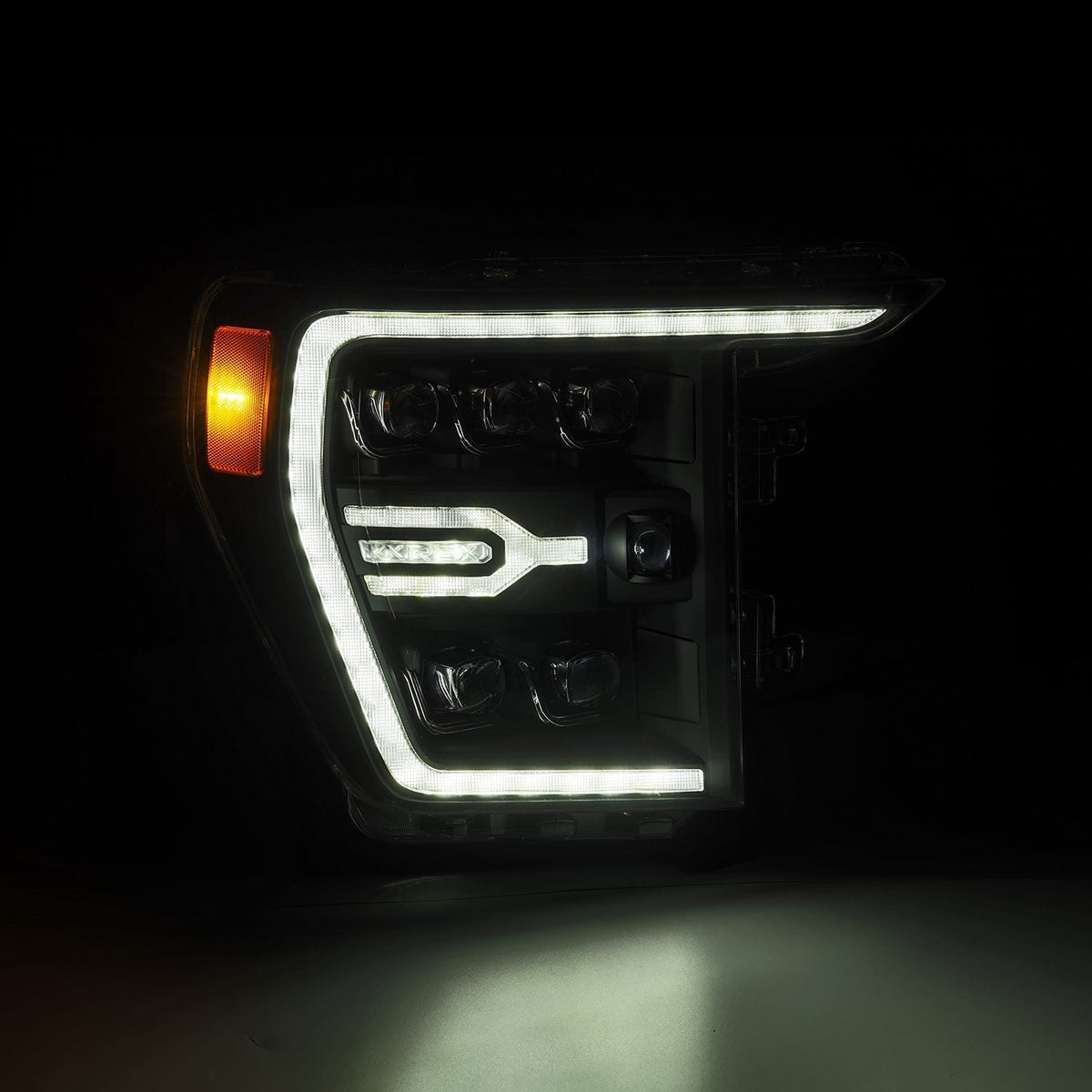 21-23 Ford F150 / 21-23 Ford F150 Raptor NOVA-Series LED Projector Headlights Black - view 9