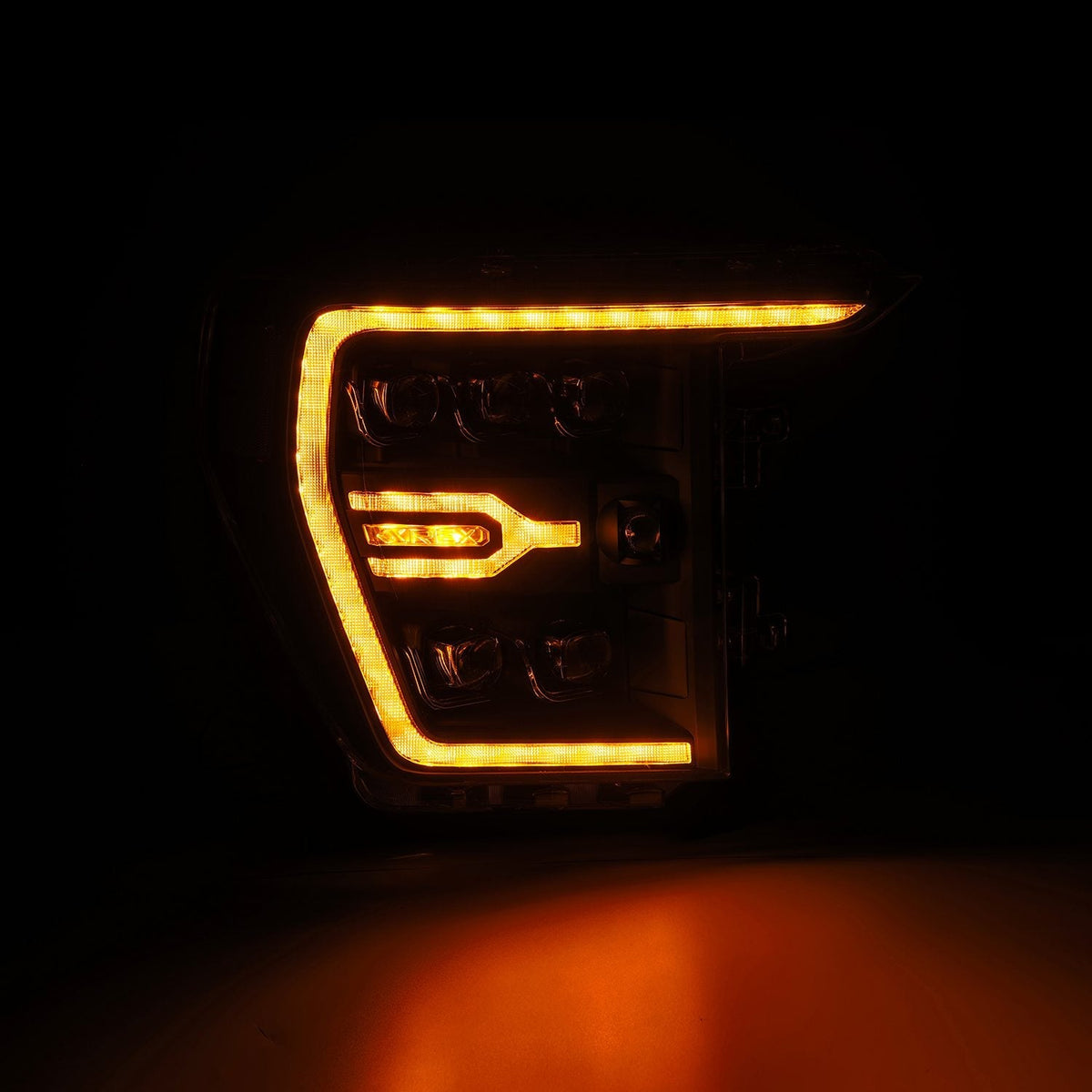 21-23 Ford F150 / 21-23 Ford F150 Raptor NOVA-Series LED Projector Headlights Black - view 10