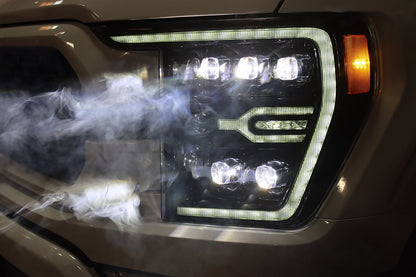 21-23 Ford F150 / 21-23 Ford F150 Raptor NOVA-Series LED Projector Headlights Black - view 7