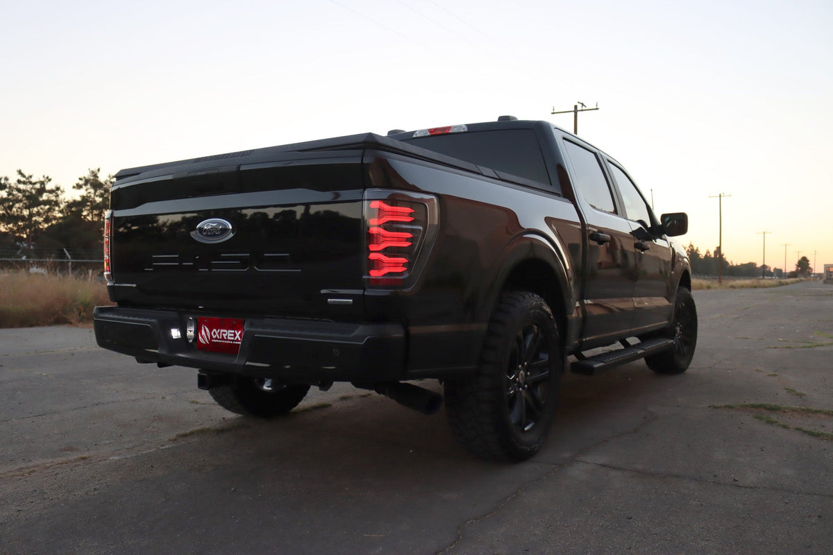 21-23 Ford F150 LUXX-Series LED Tail Lights Alpha-Black - view 3