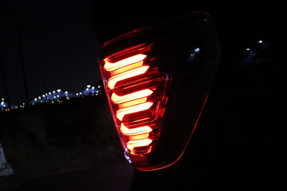 21-23 Ford F150 LUXX-Series LED Tail Lights Alpha-Black - view 6