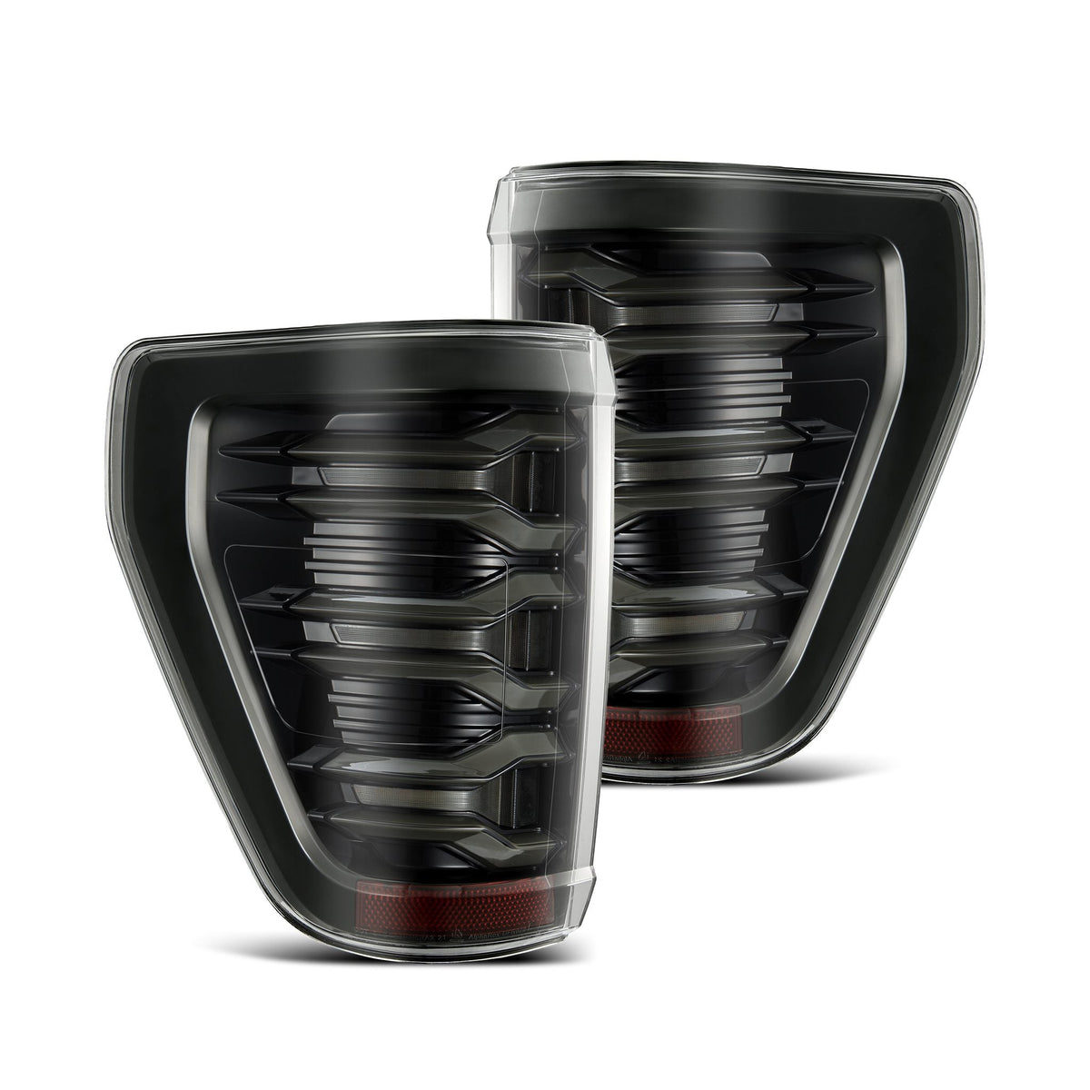 21-23 Ford F150 LUXX-Series LED Tail Lights Alpha-Black - view 1
