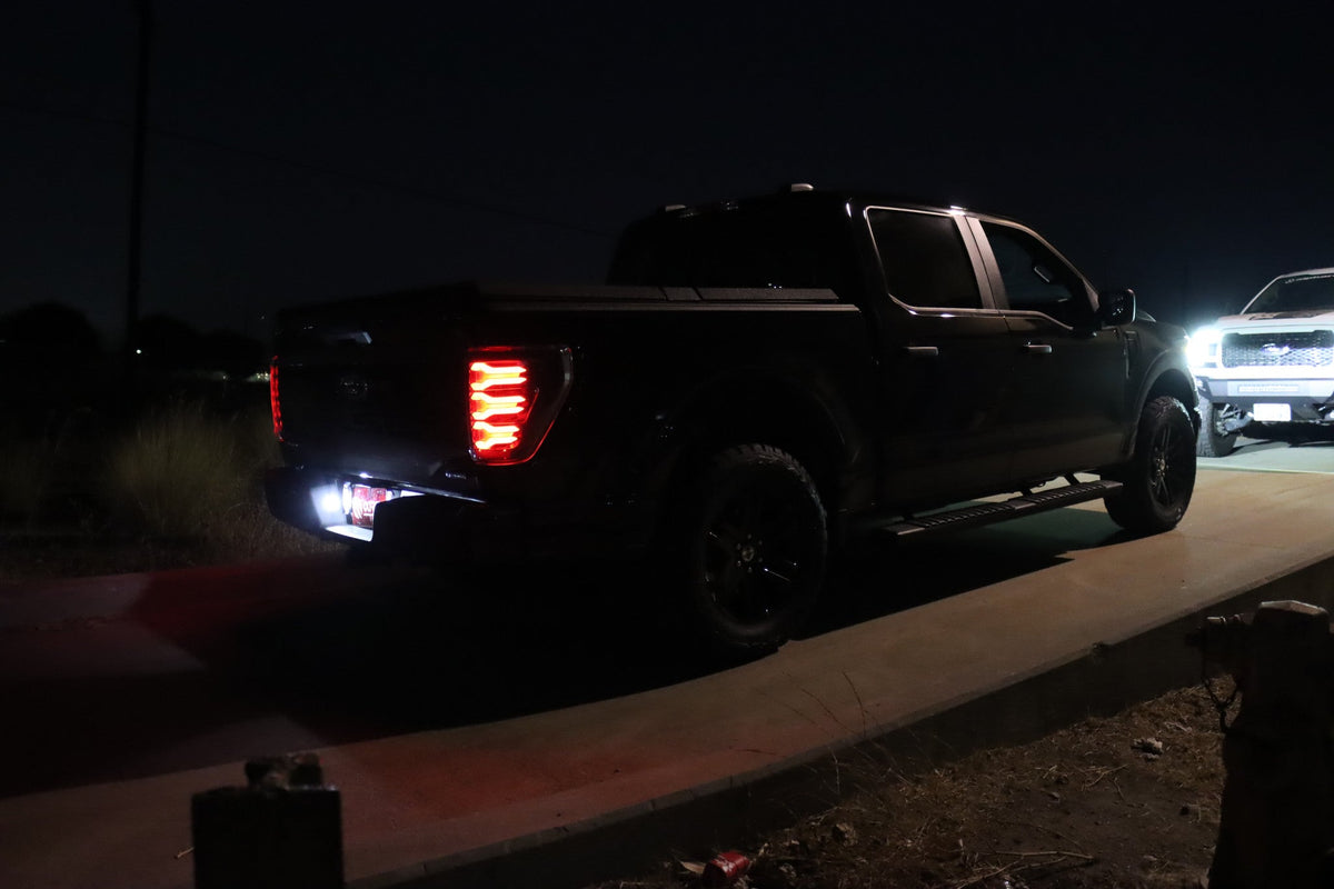 21-23 Ford F150 LUXX-Series LED Tail Lights Alpha-Black - view 5
