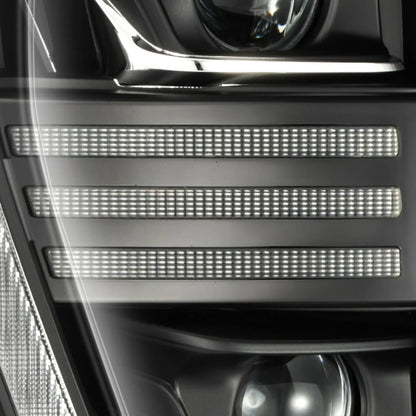 21-23 Ford F150 PRO-Series Halogen Projector Headlights Black - view 14