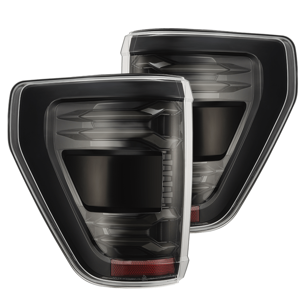 21-23 Ford F150 (wth BLIS) LUXX-Series LED Tail Lights Alpha-Black - view 1
