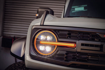 21-26 Ford Bronco / 22-26 Bronco Raptor NOVA-Series LED Projector Headlights Black - view 5