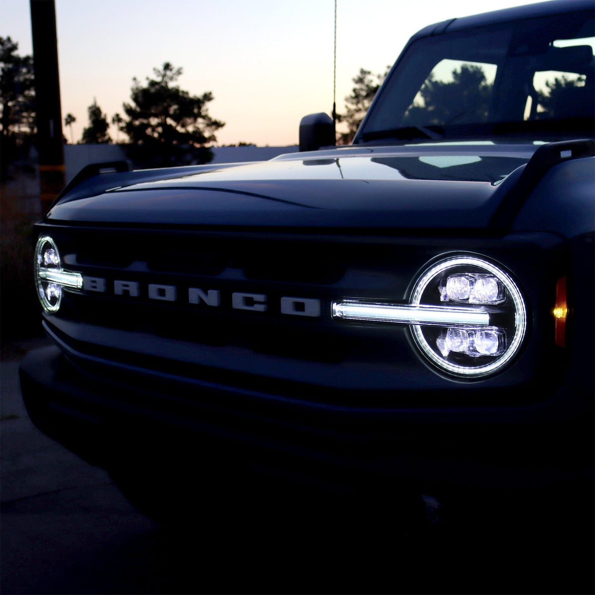 21-26 Ford Bronco / 22-26 Bronco Raptor NOVA-Series LED Projector Headlights Black - view 7