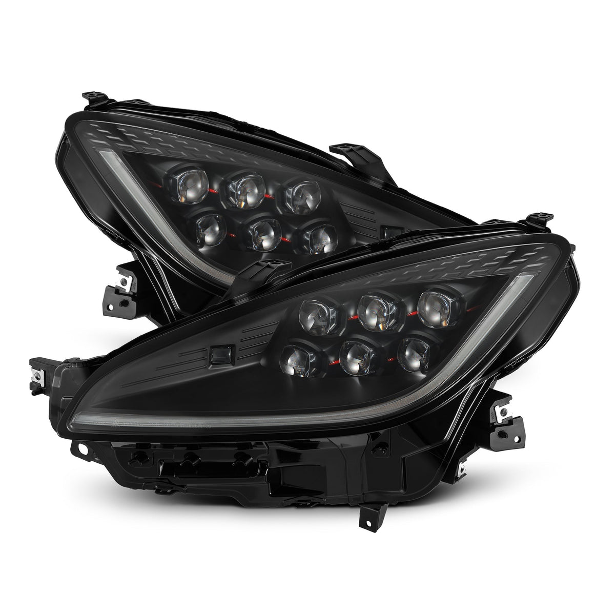 21-26 Toyota GR86/Subaru BRZ NOVA-Series LED Projector Headlights Black - view 1