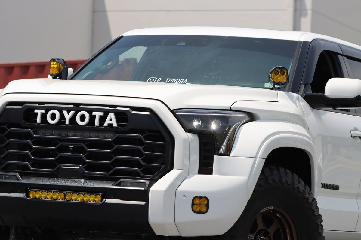 22-26 Toyota Tundra/Sequoia LUXX-Series LED Projector Headlights Alpha-Black - view 3