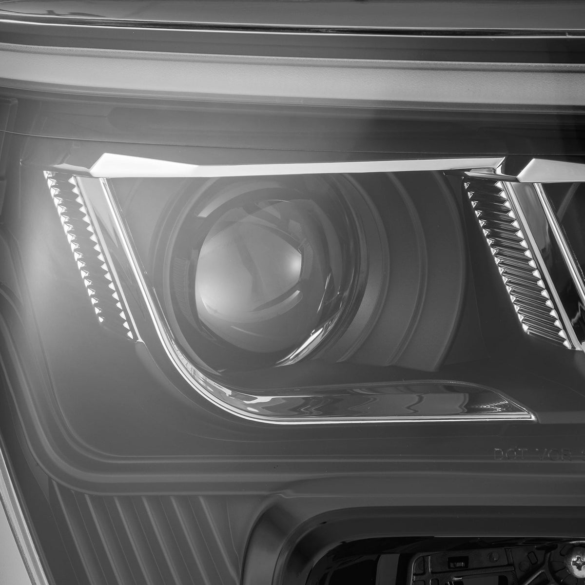 22-26 Toyota Tundra/Sequoia LUXX-Series LED Projector Headlights Black - view 13