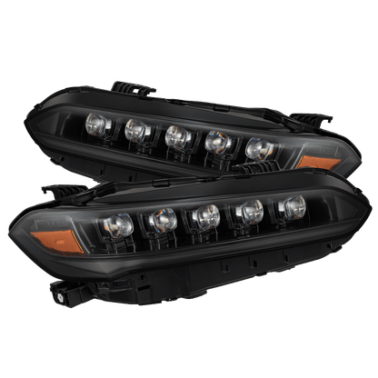 22-26 Honda Civic NOVA-Series LED Projector Headlights Alpha-Black - view 1