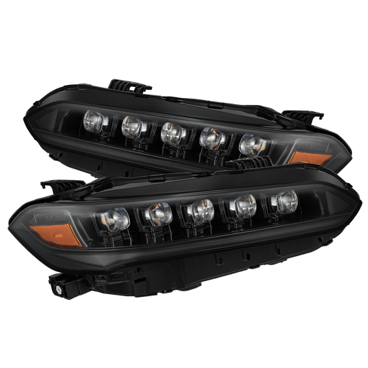 22-26 Honda Civic NOVA-Series LED Projector Headlights Alpha-Black - view 1