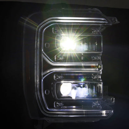 23-26 Ford Super Duty LUXX-Series LED Projector Headlights Alpha-Black - view 6