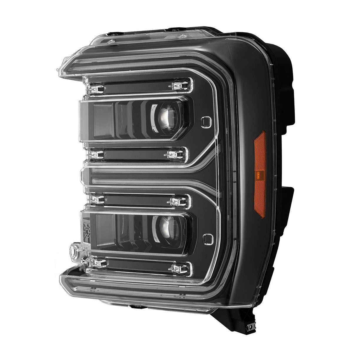23-26 Ford Super Duty LUXX-Series LED Projector Headlights Alpha-Black - view 8