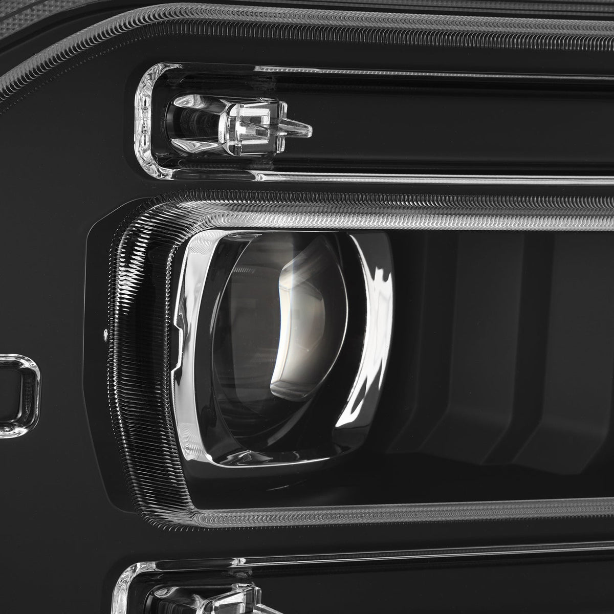 23-26 Ford Super Duty LUXX-Series LED Projector Headlights Black - view 8