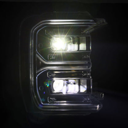 23-26 Ford Super Duty LUXX-Series LED Projector Headlights Black - view 5
