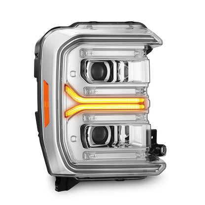 23-26 Ford Super Duty LUXX-Series LED Projector Headlights Chrome - view 9