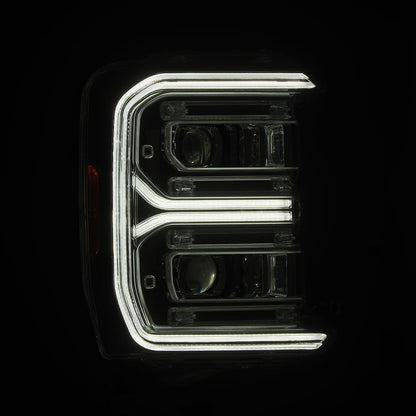 23-26 Ford Super Duty LUXX-Series LED Projector Headlights Chrome - view 6