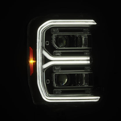 23-26 Ford Super Duty LUXX-Series LED Projector Headlights Chrome - view 5