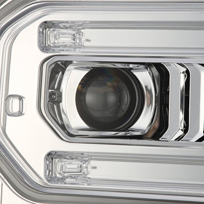 23-26 Ford Super Duty LUXX-Series LED Projector Headlights Chrome - view 10