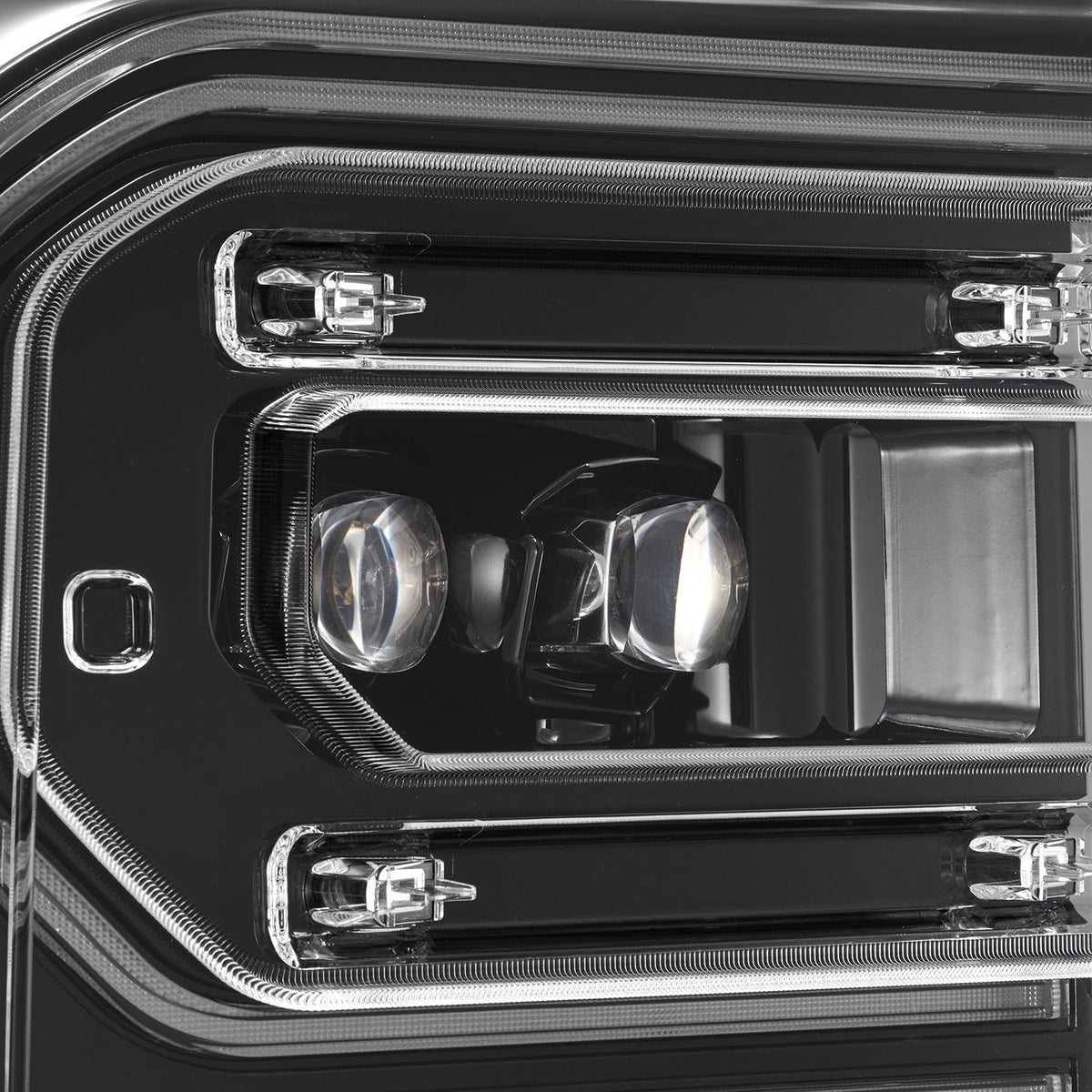 23-26 Ford Super Duty NOVA-Series LED Projector Headlights Alpha-Black - view 8