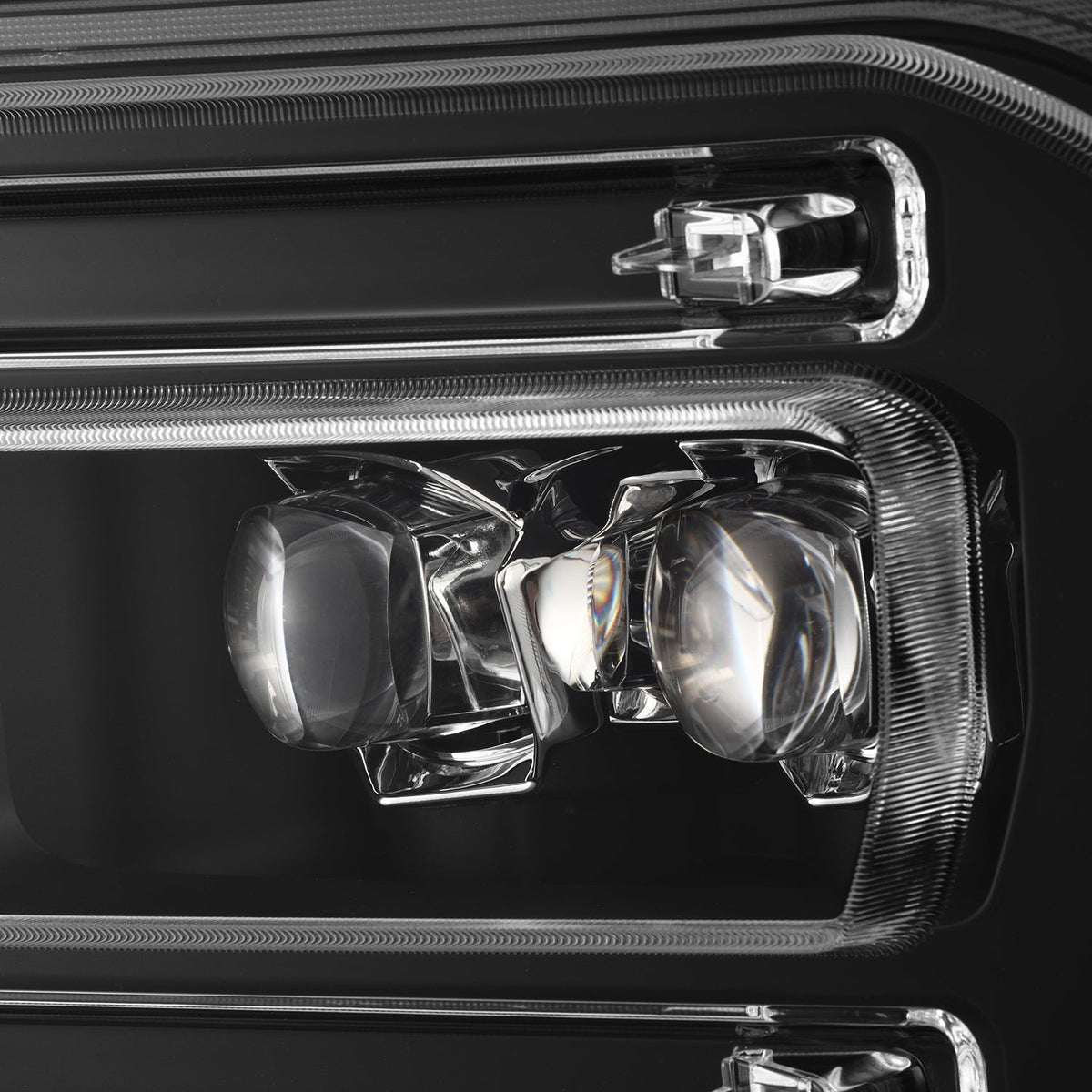 23-26 Ford Super Duty NOVA-Series LED Projector Headlights Black - view 7