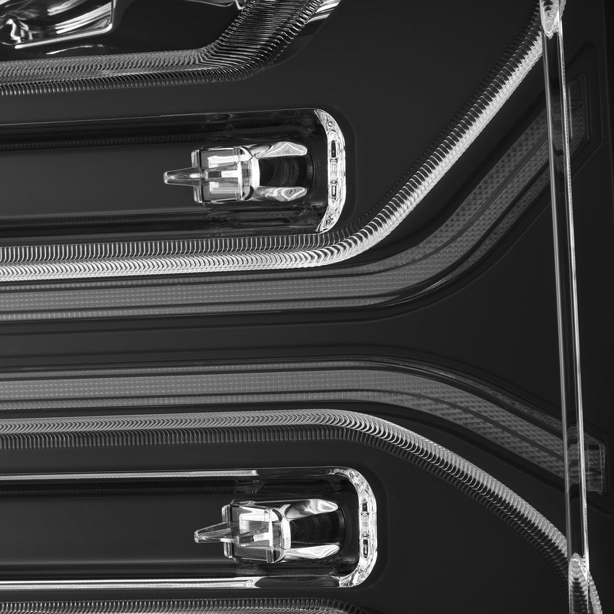23-26 Ford Super Duty NOVA-Series LED Projector Headlights Black - view 9